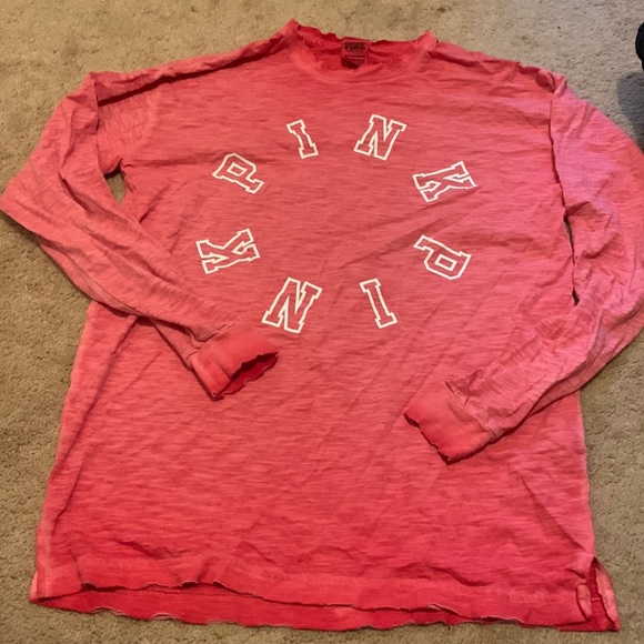PINK Victoria's Secret Tops - PINK/VS Long-Sleeve Shirt